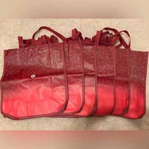 💥 NEW!!! LULULEMON LARGE TOTE BAGS - Qty 6